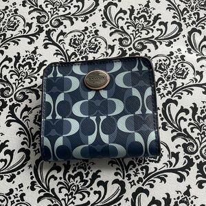 Coated canvas Coach Logo wallet